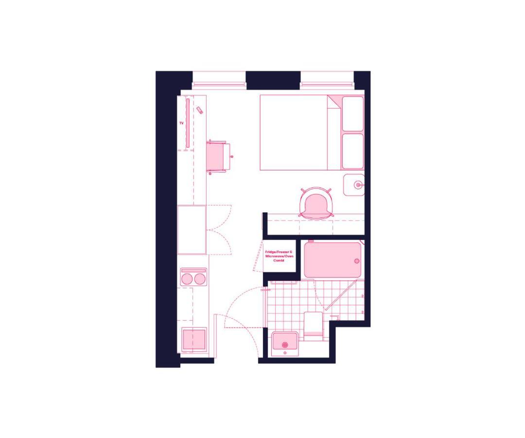 Chic Living Studio At West End Student Accommodation- Students Only Aparthotel Glasgow