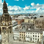 Glasgow Central Station Skyline Apartment With Parking