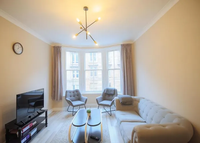 Bright Modern 2-Bed Serviced Apartments In Heart Of West End Sse Hydro Botanic Gardens