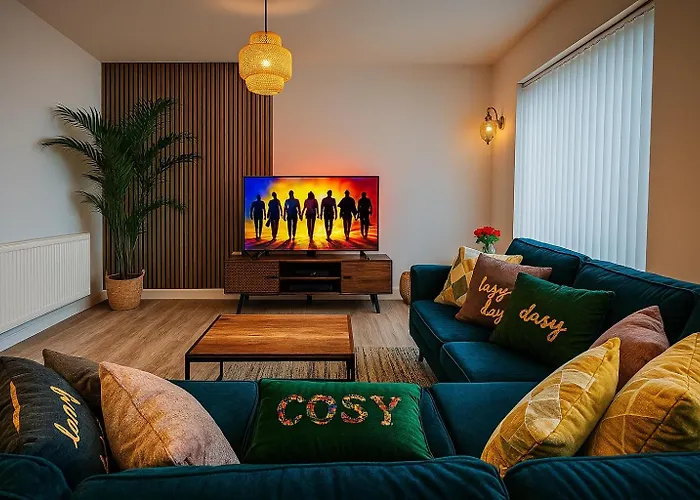 Modern Flat In Glasgow City Free Parking & Wifi