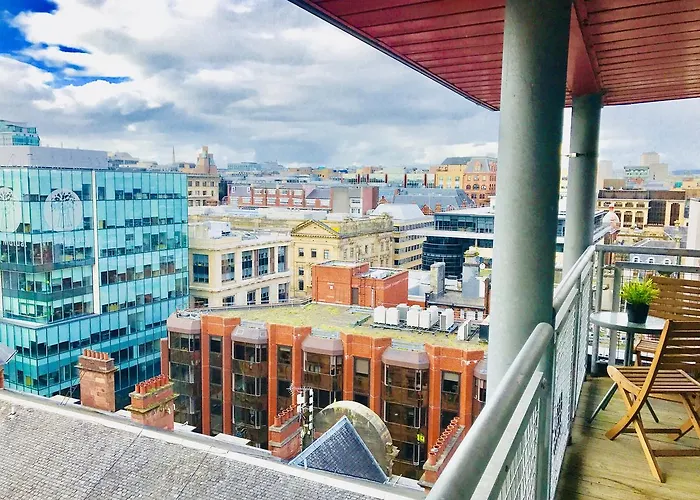 Glasgow Central Station - The Penthouse - With Parking And Huge Terrace