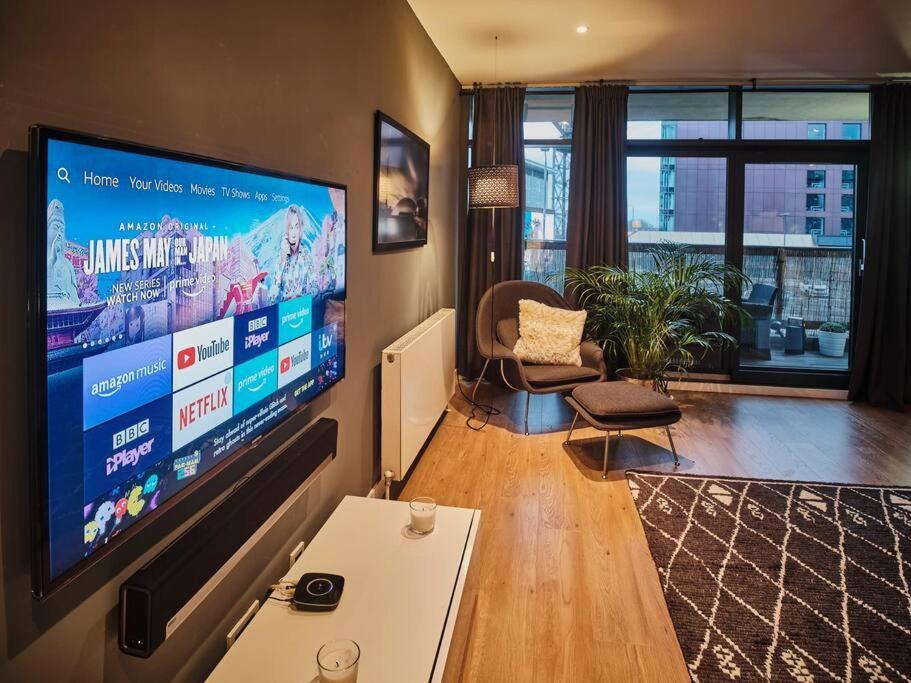 Apartment Glasgow, Finnieston Luxury 2 Bed With Parking, E-check In, Hi-fi *