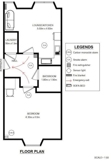 Apartment Stunning Ground Floor Flat In Southside. *